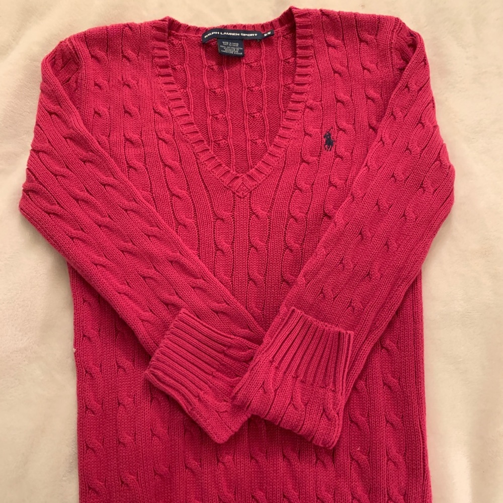 Ralph Lauren V-Neck Knit Sweater